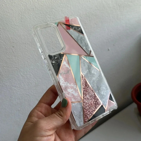 2-Pack Samsung Galxy Note 20  Glitter & Marble Protective Phone Cases - Picture 6 of 7